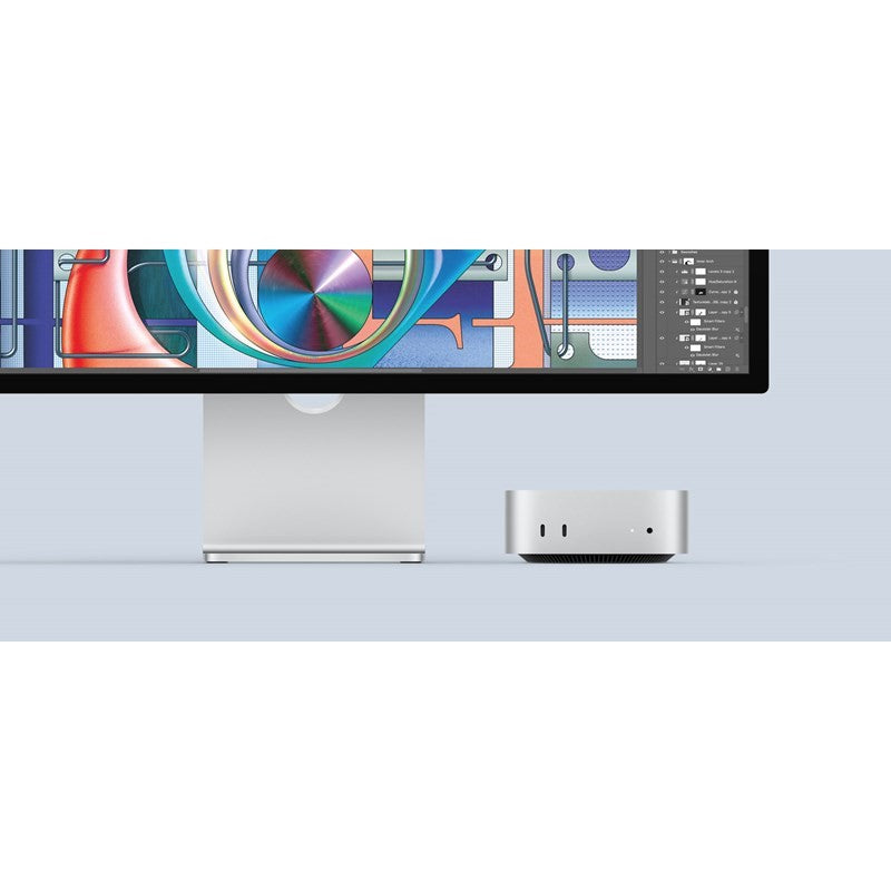 Apple Mac Mini M4 Chip with 10-Core CPU, 10-Core GPU, 16 GB RAM, 512 GB SSD + Apple Magic Keyboard (USB-C) - Arabic + Apple Magic Mouse (USB‑C) Multi-Touch Surface - White Apple Mac Mini M4 Chip with 10-Core CPU, 10-Core GPU, 16 GB RAM, 512 GB SSD + Apple Magic Keyboard (USB-C) - Arabic + Apple Magic Mouse (USB‑C) Multi-Touch Surface - White